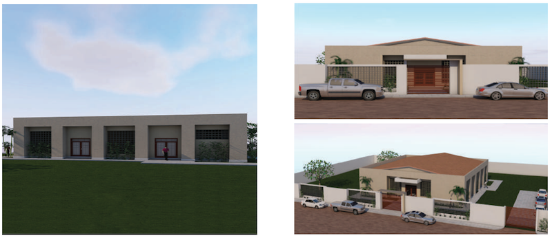 Artistic Impression of the community center Eye Check